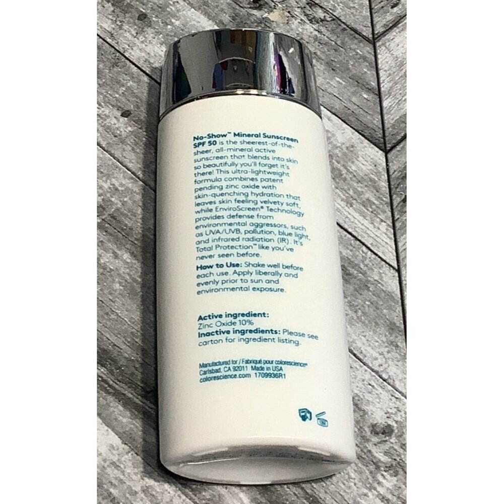 Colorescience Total Protection No-Show Mineral Sunscreen SPF 50  2.8 Oz - Picture 5 of 8